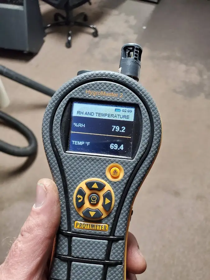 Moisture meter humidity assessment for Fire & Smoke Damage Restoration in Bensalem